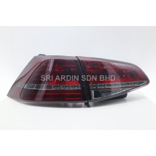 Volkswagen Golf 7 13- Red Smoke LED Tail Lamp